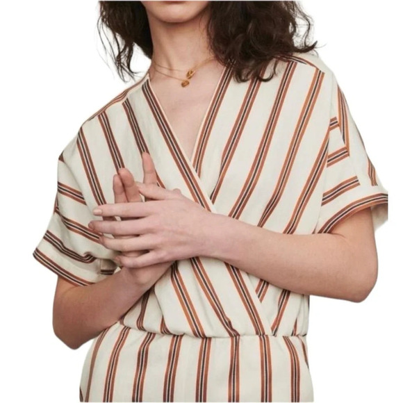 Maje Pieni Striped Jumpsuit Size 36 US Size 4/6 - Picture 6 of 14